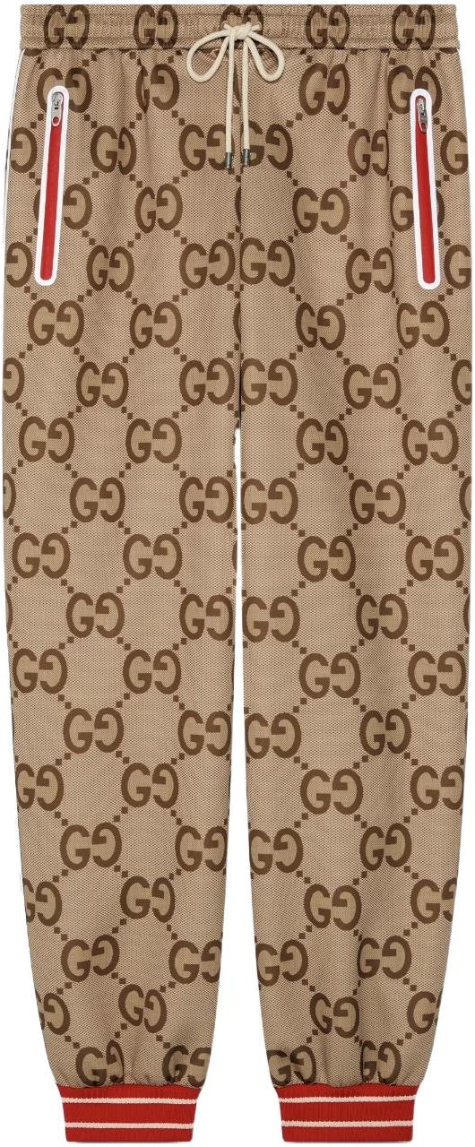gucci-double-g-monogram-knit-joggers-brown-pants-676473-xjdxi-2270