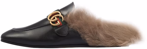 Gucci Double G Plush Slipper Black 469950-D3VU0-1065 Gucci Double G Plush Slipper Black 469950-D3VU0-1065