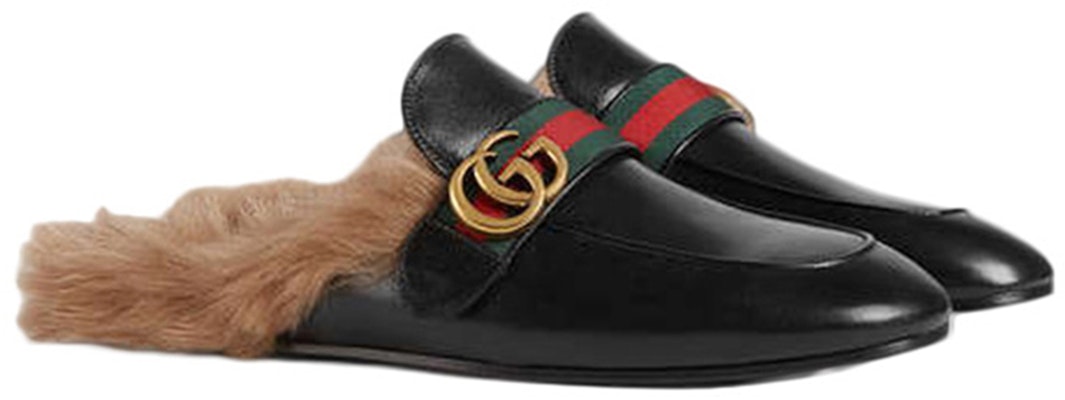 Gucci Double G Plush Slipper Black 469950-D3VU0-1065 Lookbook Gucci Double G Plush Slipper Black 469950-D3VU0-1065