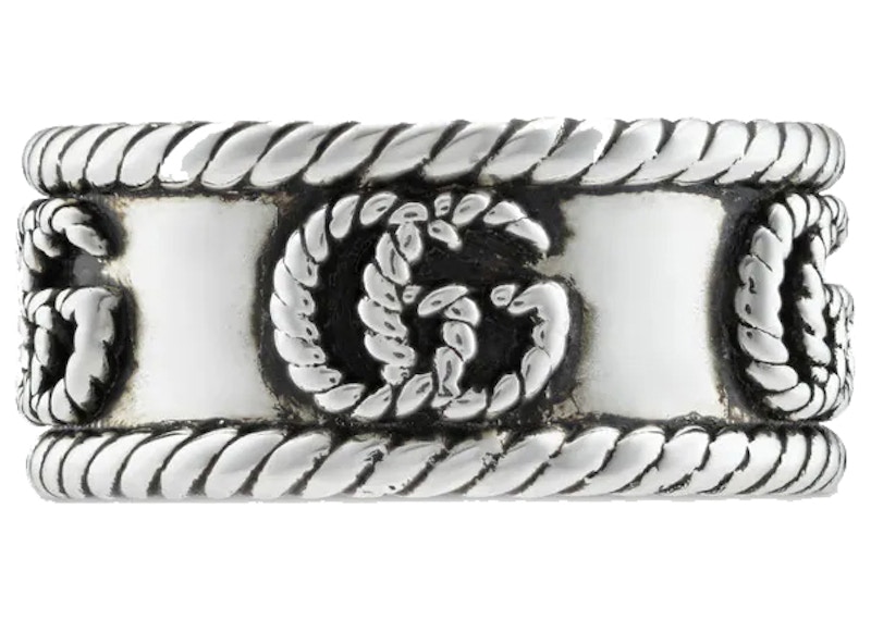 Gucci Double G Ring Silver