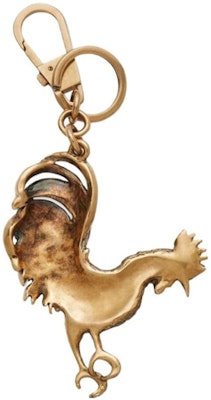 GUCCI Double G Rooster Keychain Brown 468547-IAAKT-8811 Lookbook GUCCI Double G Rooster Keychain Brown 468547-IAAKT-8811