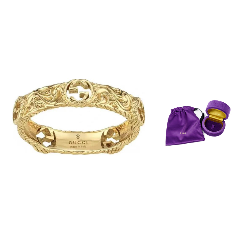 Purchase GUCCI 双G系列 18K金双G戒指 情侣款男女通用设计. 603608-J8500-8000