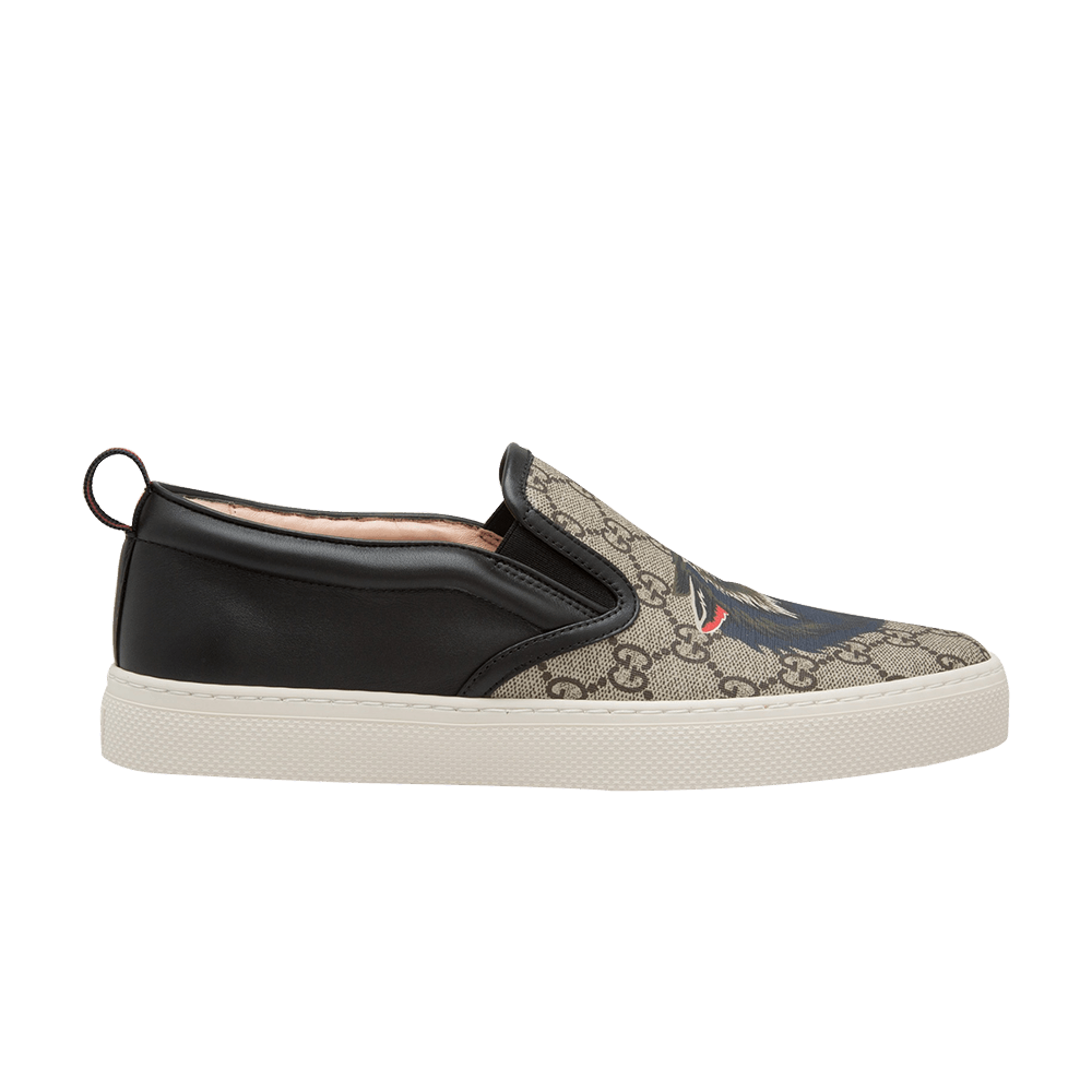 Buy 구찌 더블린 앵그리 울프 슬립온 (멀티컬러) 4971059JB10