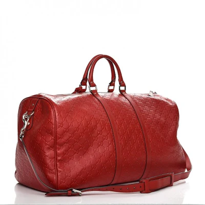古驰Guccissima大号红色手提包旅行袋 Order 古驰Guccissima大号红色手提包旅行袋