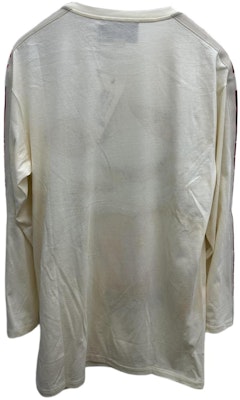 GUCCI 刺绣动物长袖圆领男女同款T恤 米白色 557788-XJARU-7136 Lookbook GUCCI 刺绣动物长袖圆领男女同款T恤 米白色 557788-XJARU-7136