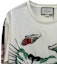 Purchase GUCCI 刺绣动物长袖圆领男女同款T恤 米白色 557788-XJARU-7136