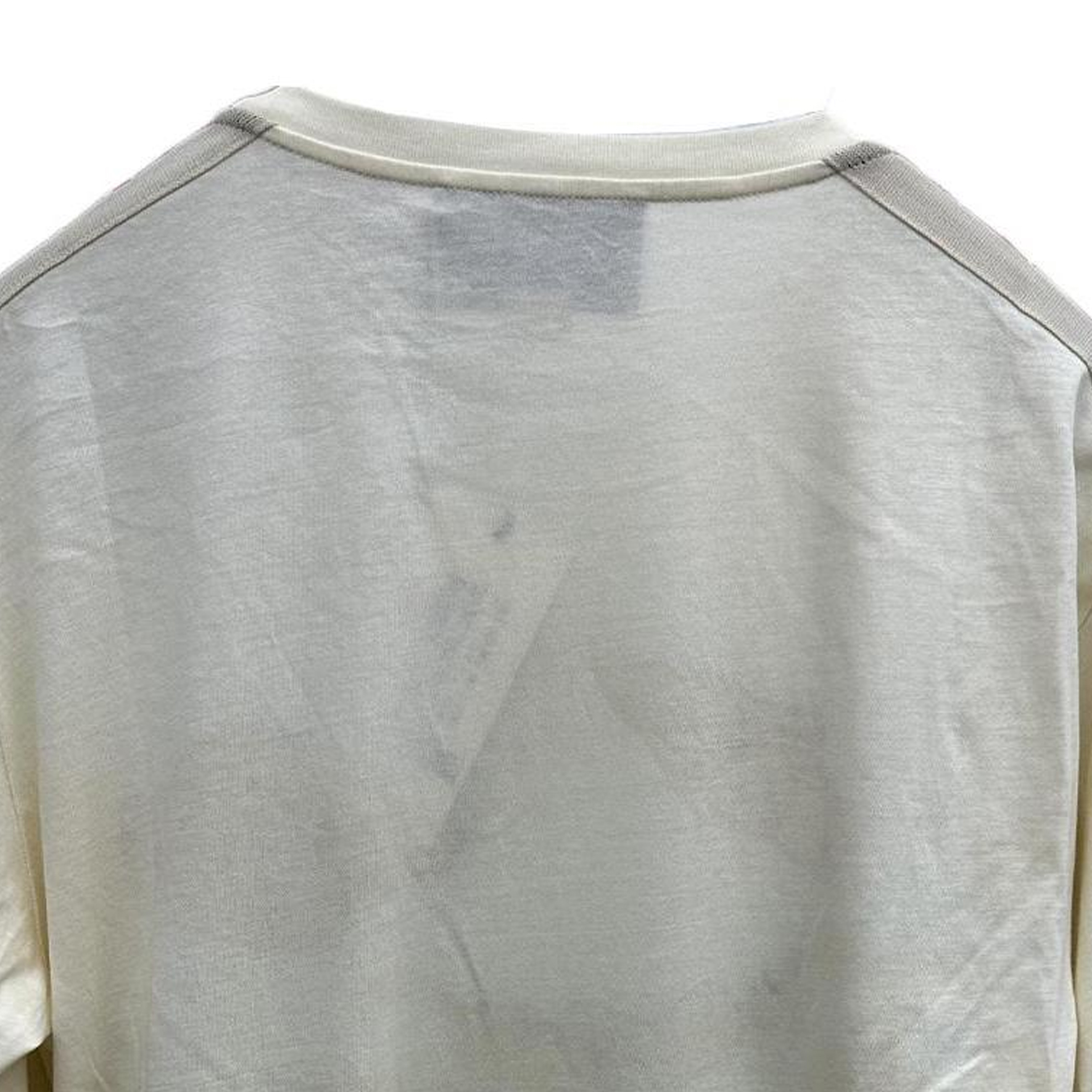 Sizing GUCCI 刺绣动物长袖圆领男女同款T恤 米白色 557788-XJARU-7136