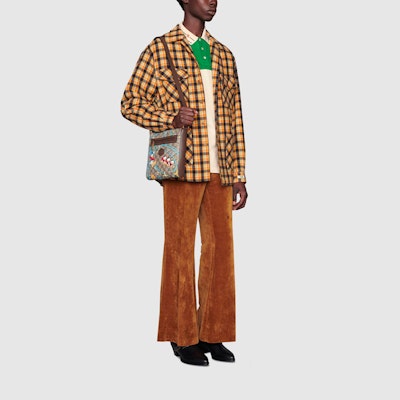 Gucci 刺繡翻領純棉短袖Polo衫 男士 奶油色 645259-XJC6J-9063 Lookbook Gucci 刺繡翻領純棉短袖Polo衫 男士 奶油色 645259-XJC6J-9063