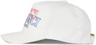 Lookbook 구찌 수놓은 로고 캔버스 캡 화이트 유니섹스 커플 스타일. 7885484HA9X9000