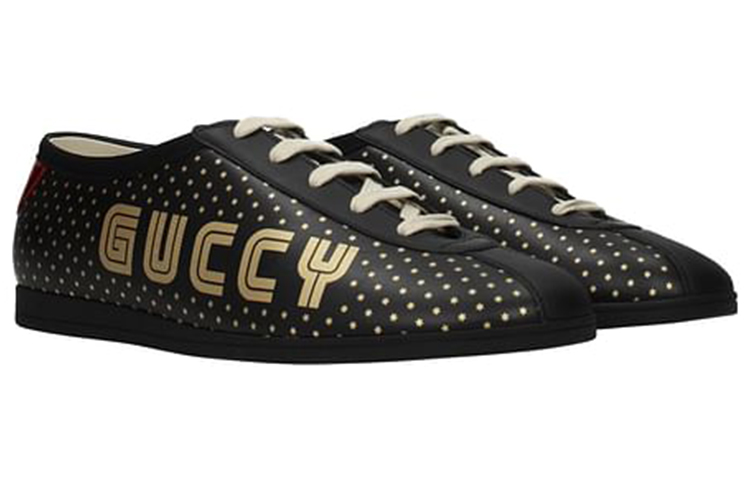 Order 古驰 Falacer Low 'Guccy 印花 - 黑色' 519723-0G270-1079