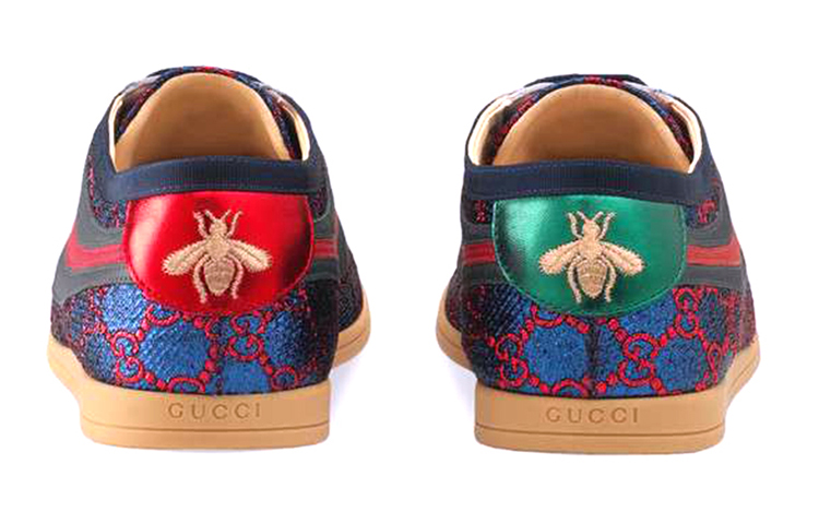 Shop Gucci Falacer Lurex GG 'Biru' 492738-KC260-4077