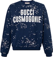 Gucci Fall '22 Blue Logo Print Crewneck Sweatshirt 700119-XJE96-4030 Gucci Fall '22 Blue Logo Print Crewneck Sweatshirt 700119-XJE96-4030