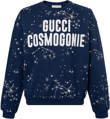 Gucci Musim Luruh ''22 Baju Sweatshirt Logo Biru Crewneck 700119-XJE96-4030 Buy Gucci Musim Luruh ''22 Baju Sweatshirt Logo Biru Crewneck 700119-XJE96-4030