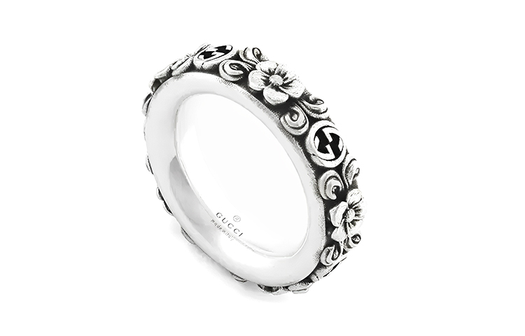 GUCCI Fashion 925 Silver Ring Unisex Trendy Style 728261J8400 圖 3