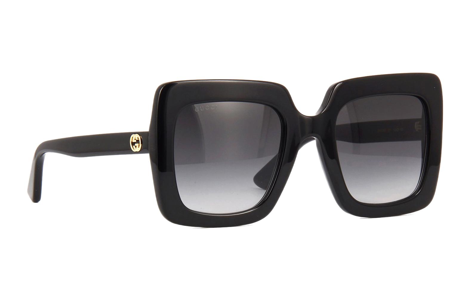 Shop 구찌 패션 캐주얼 나비 선글라스 블랙. GG0328S001