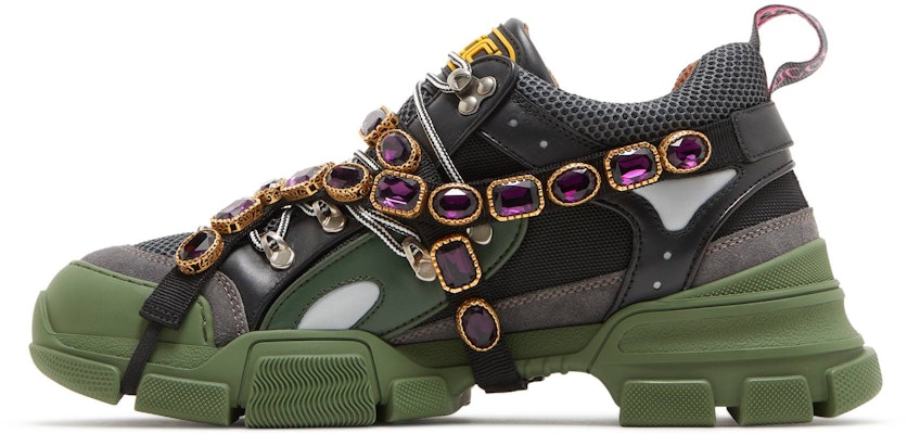 Gucci Flashtrek 'Green Crystals' 536532-GGZ30-1261 Lookbook Gucci Flashtrek 'Green Crystals' 536532-GGZ30-1261