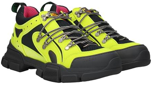 GUCCI 古馳 Flashtrek系列 拼接 耐磨輕便 低幫運動戶外功能鞋 黃黑色 Order GUCCI 古馳 Flashtrek系列 拼接 耐磨輕便 低幫運動戶外功能鞋 黃黑色