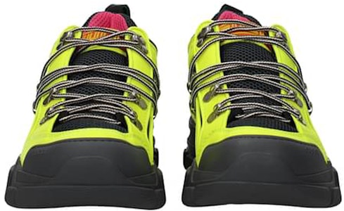 GUCCI 古馳 Flashtrek系列 拼接 耐磨輕便 低幫運動戶外功能鞋 黃黑色 Shop GUCCI 古馳 Flashtrek系列 拼接 耐磨輕便 低幫運動戶外功能鞋 黃黑色