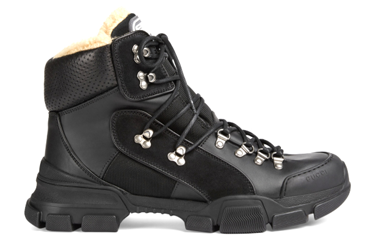 Order Gucci Flashtrek High-top With Wool 'Black' 548714-D6060-1088