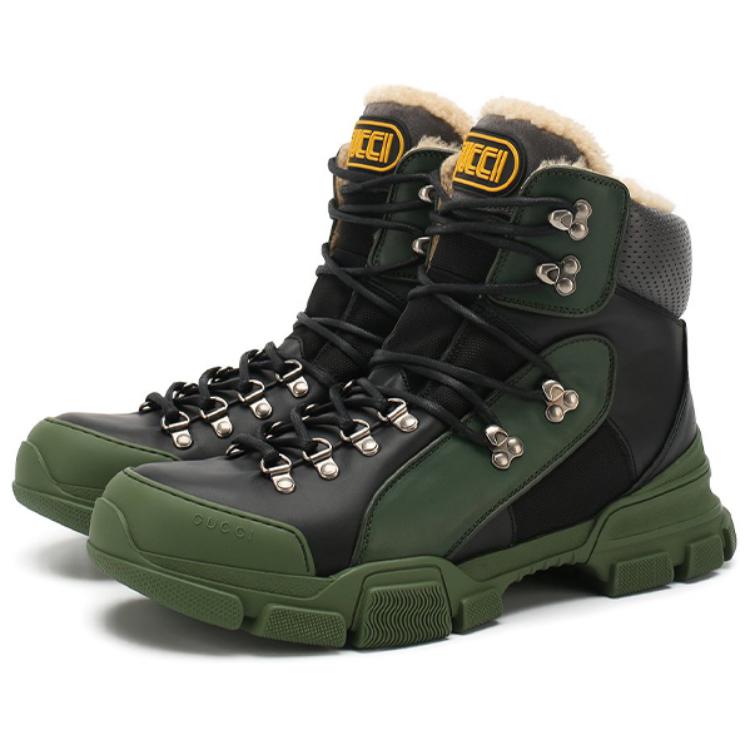 Lookbook Gucci Flashtrek High 'Black Green' 548714-D6090-1087