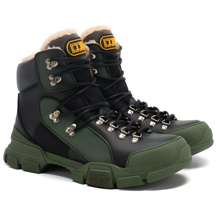 Shop Gucci Flashtrek High 'Black Green' 548714-D6090-1087