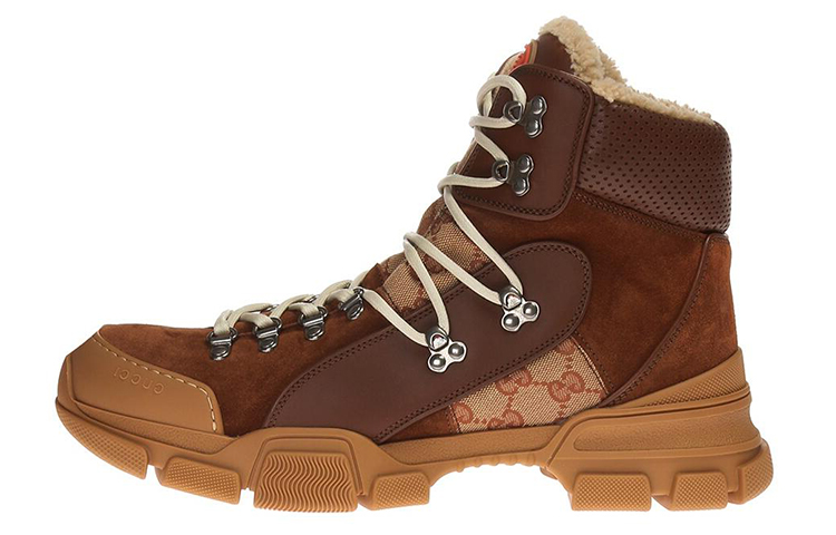 Gucci Flashtrek High 'Brown Shearling' 548714-0P340-2565