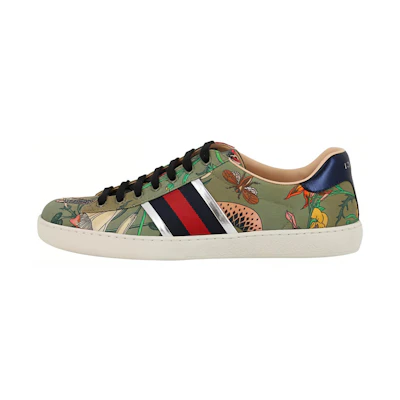 Gucci Flora Snake Sneaker 'Red'