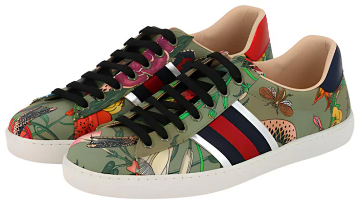Zapatilla Gucci Flora Snake 'Roja'. 473763-9IZ60-3779 Lookbook Zapatilla Gucci Flora Snake 'Roja'. 473763-9IZ60-3779