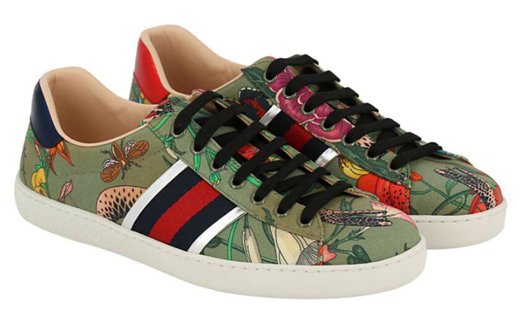 Gucci Flora Snake Sneaker 'Red' 圖 4