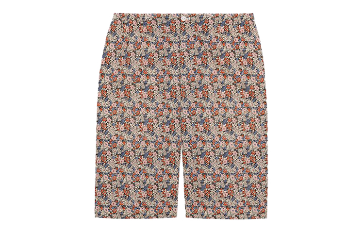 Gucci Floral Print Button-Up Casual Shorts 636592-ZAFKZ-6190