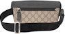 Gucci Front Pocket Belt Bag GG Supreme Small Black/Beige