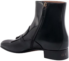 古驰流苏细节黑色踝靴 714688-DS8S0-1000 Shop 古驰流苏细节黑色踝靴 714688-DS8S0-1000