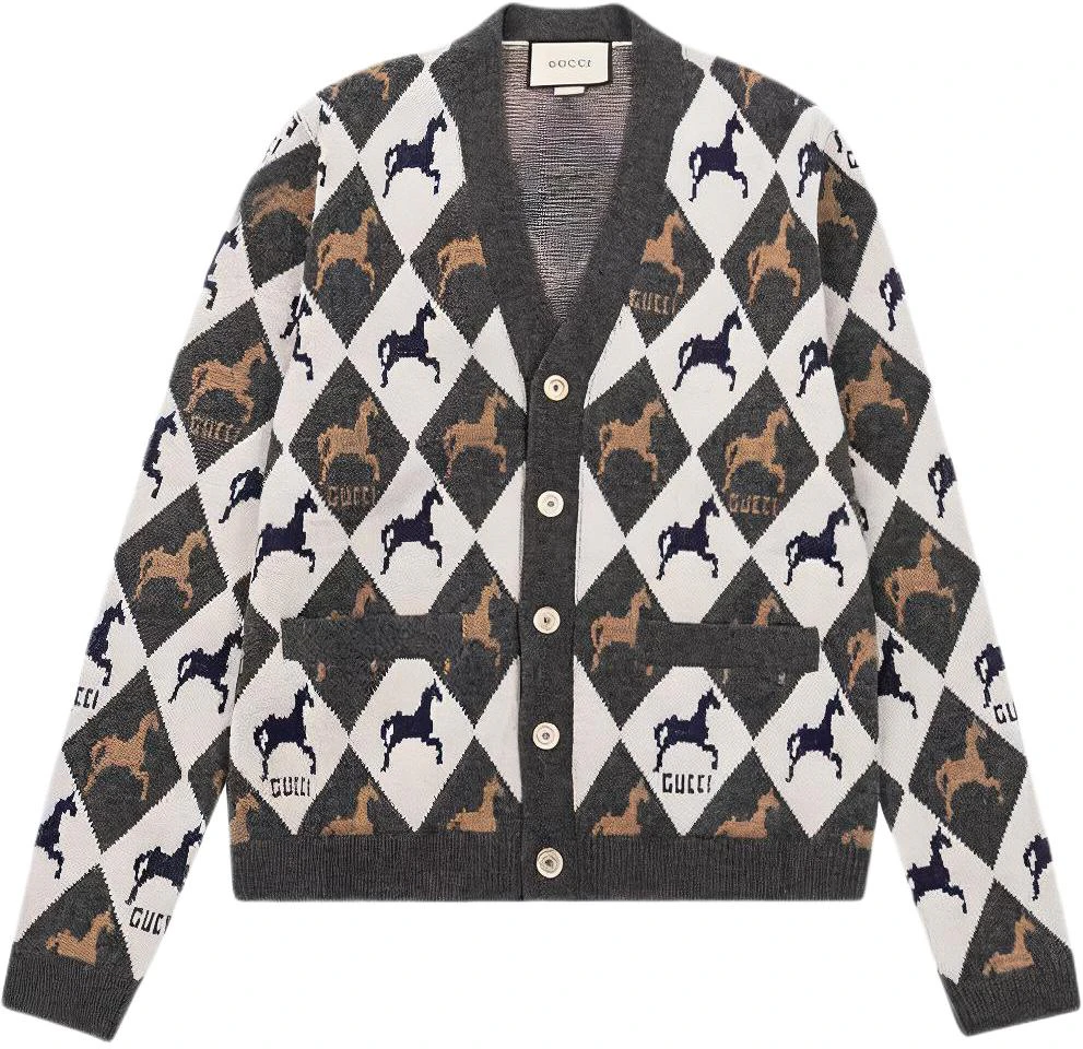 gucci-fw-19-argyle-horse-pattern-wool-knit-cardigan-black-grey-548562-xkad-4-1097