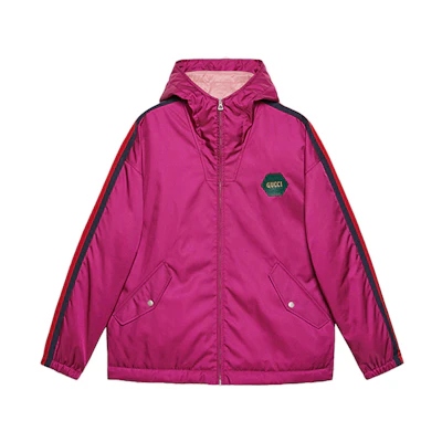 Gucci FW21 100 Special Logo Patch Jacket Purple for Men 676502-Z8AT1-5618