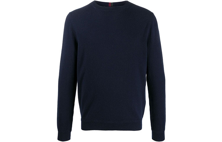 Gucci FW21 Blue Cashmere Crewneck Sweater 369066-Z5305-4444