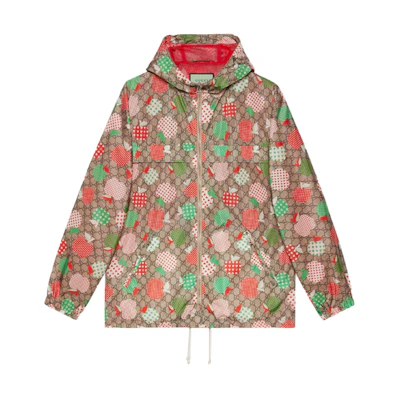 Gucci FW21 Brown Hoodie Apple Logo Jacket 663649-ZAHB9-2110