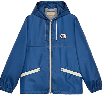 Chaqueta Azul Ligera con Cremallera y Logo de Gucci FW21 Doble G Patch. 654834-ZAGVW-4211 Buy Chaqueta Azul Ligera con Cremallera y Logo de Gucci FW21 Doble G Patch. 654834-ZAGVW-4211