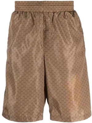 Gucci FW21 卡其色迷你防水尼龍拳擊短褲 599576-XHAD4-2190 Buy Gucci FW21 卡其色迷你防水尼龍拳擊短褲 599576-XHAD4-2190