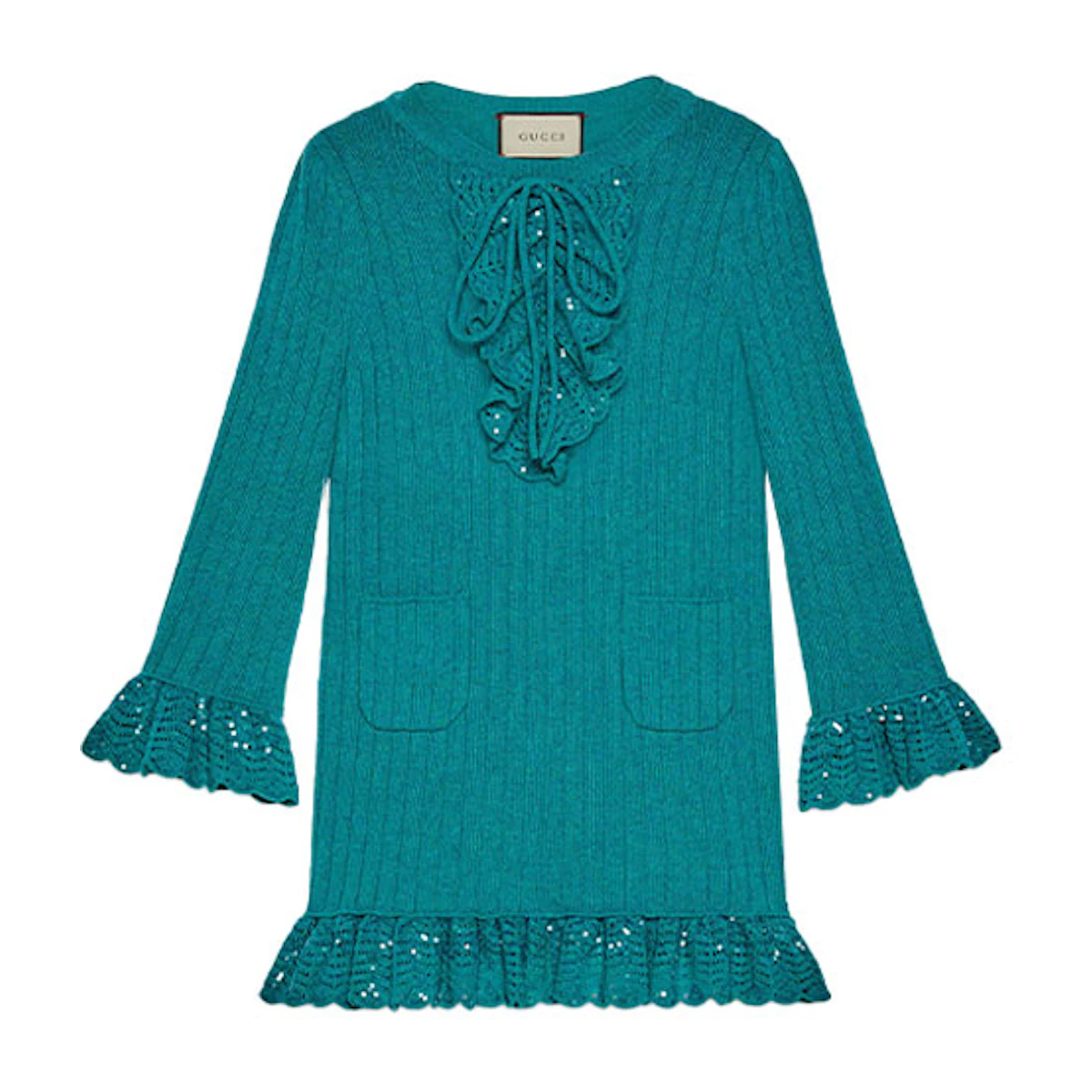 Buy GUCCI FW21 Lace Patchwork Long Sleeve Dress Navy Blue 644792-XKBOV-3289 - Novelship Buy GUCCI FW21 Lace Patchwork Long Sleeve Dress Navy Blue 644792-XKBOV-3289 - Novelship