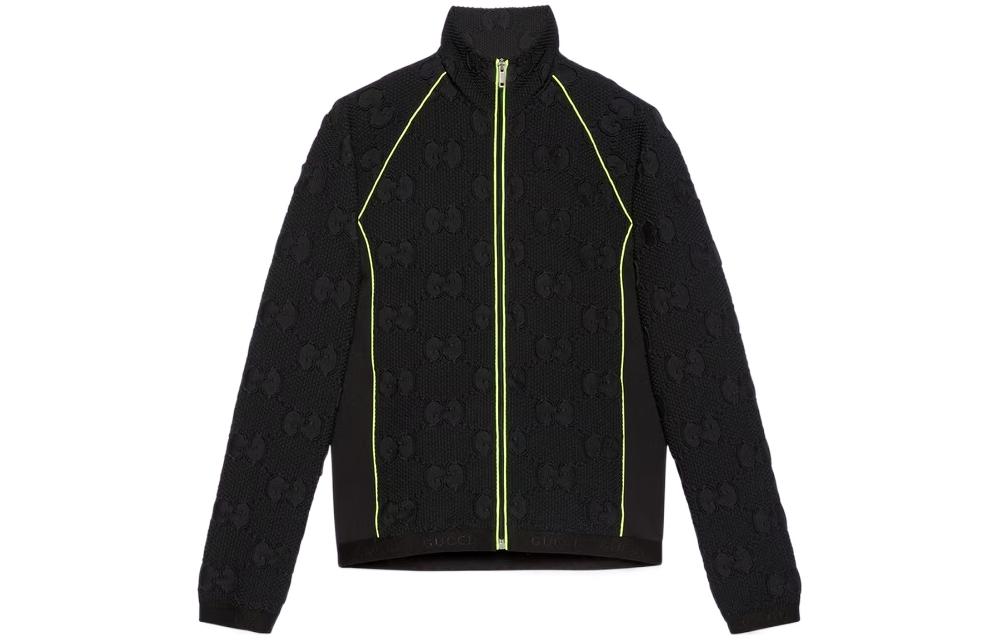 GUCCI FW22  Black Logo Patchwork Colorblock Print Jacket. 724491-XJE8O-1131 圖 2