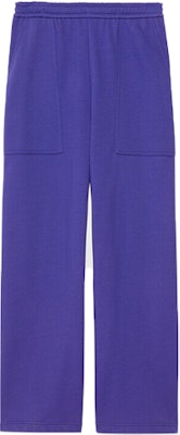 GUCCI FW22 藍色花卉刺繡針織運動長褲 七夕系列 708671-XJERZ-4330 Buy GUCCI FW22 藍色花卉刺繡針織運動長褲 七夕系列 708671-XJERZ-4330