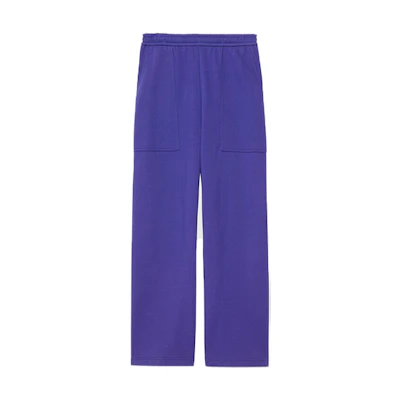 GUCCI FW22 Blue Floral Embroidered Jogger Knit Pants 七夕 Collection. 708671-XJERZ-4330