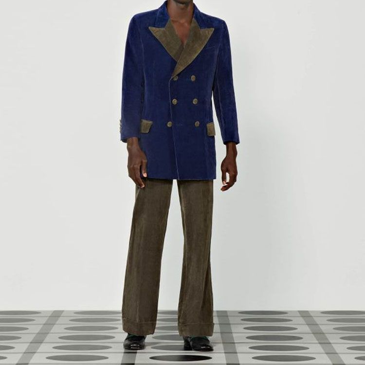 Lookbook Pantalones Casuales Marrones de Pierna Recta GUCCI FW22. 712865-Z328H-1035