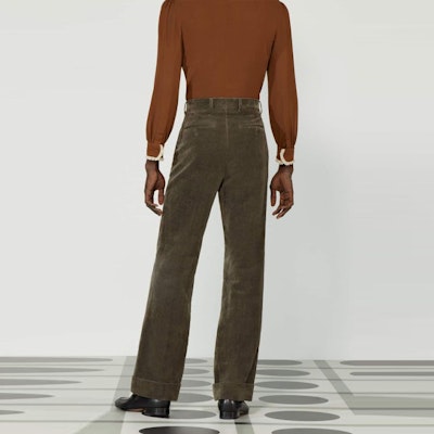 Pantalones Casuales Marrones de Pierna Recta GUCCI FW22. 712865-Z328H-1035 Purchase Pantalones Casuales Marrones de Pierna Recta GUCCI FW22. 712865-Z328H-1035