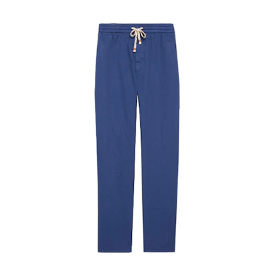 Gucci FW22 "Gucci Love Parade" Letter Logo Printed Straight Pants Blue 694110-Z8A0M-4307