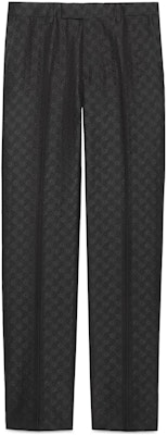 グッチ FW22 スリムフィット ロゴプリント カジュアルパンツ - ブラック 720965-ZAKIT-1000 Buy グッチ FW22 スリムフィット ロゴプリント カジュアルパンツ - ブラック 720965-ZAKIT-1000