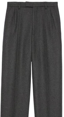 GUCCI FW22 ストレートレッグ カジュアルパンツ グレー 727665-ZAK72-1165 Sizing GUCCI FW22 ストレートレッグ カジュアルパンツ グレー 727665-ZAK72-1165