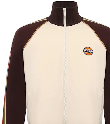 Jaket GUCCI FW22 Alessandro Michele Logo Garis Multicolor Pria. 645207-XJC5O-9141 Details for Jaket GUCCI FW22 Alessandro Michele Logo Garis Multicolor Pria. 645207-XJC5O-9141