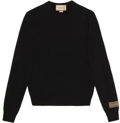 Gucci FW22 Sweater Rajut Crewneck Cashmere Hitam. 694749-XKCD3-1152 Buy Gucci FW22 Sweater Rajut Crewneck Cashmere Hitam. 694749-XKCD3-1152