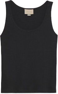 Gucci 2022秋冬黑色純棉無袖圓領上衣 620427-XJE9D-1043 Buy Gucci 2022秋冬黑色純棉無袖圓領上衣 620427-XJE9D-1043